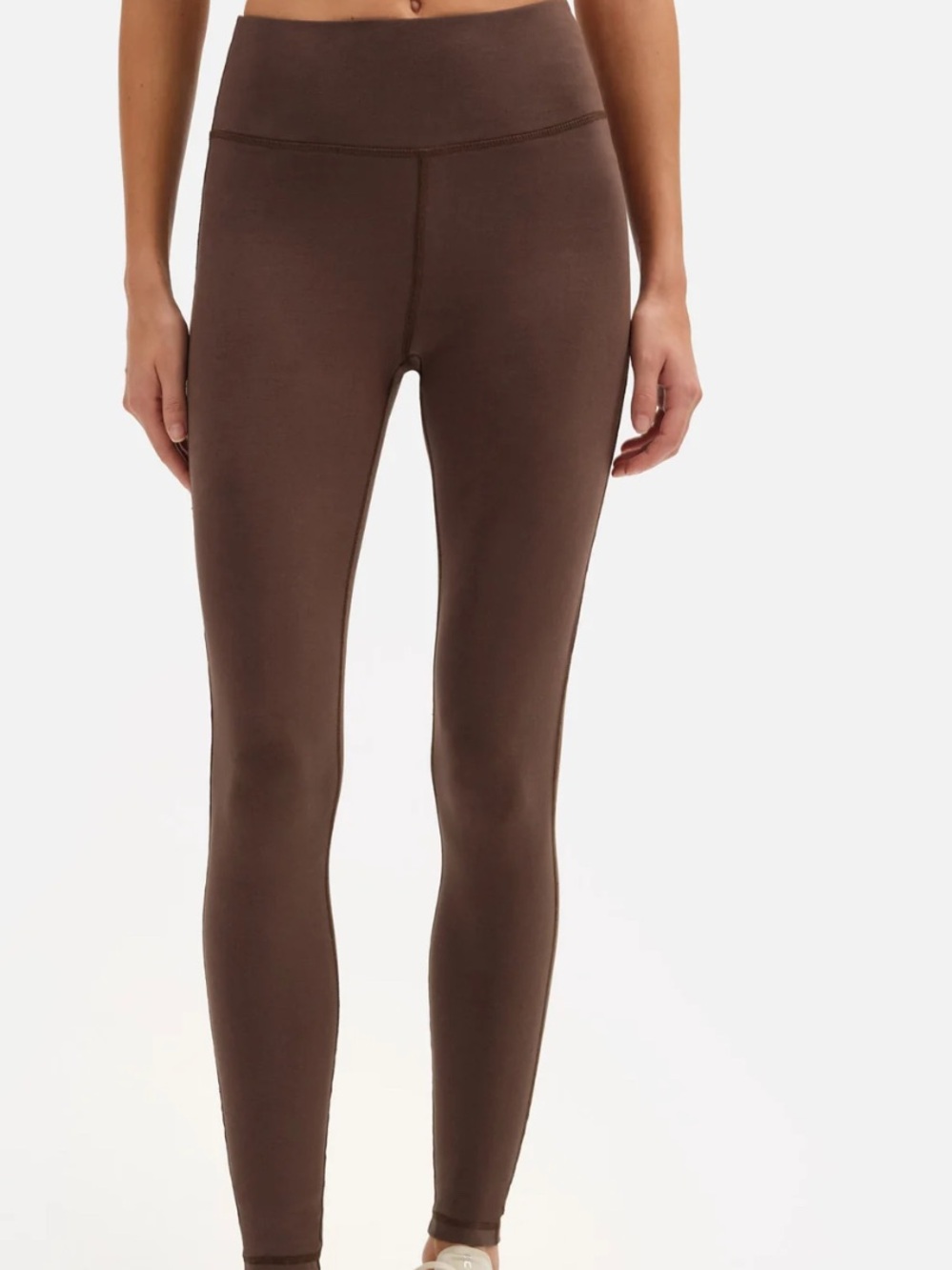 MATE Organic Stretch Full Length Legging - Mocha